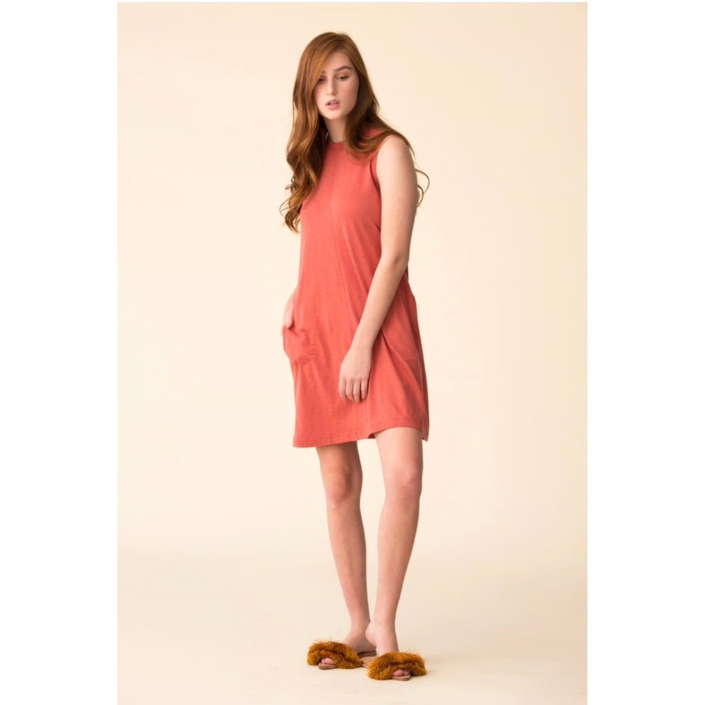 ATM‎ Anthony Thomas Melillo Slub Jersey Tank Dress M Minimalist Comfort Capsule